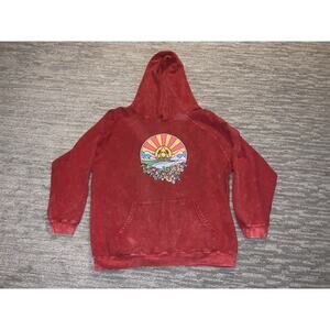 Camp High Collective - Tye Dye Crewneck Sweatshirt - Red Distress Color SZ XL